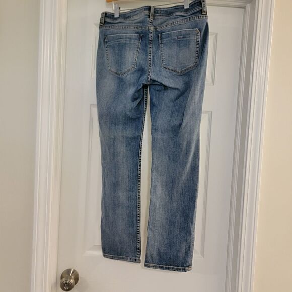 Tommy Bahama Denim Boyfriend Jeans Med Coastal Wash size 4 - Picture 2 of 5